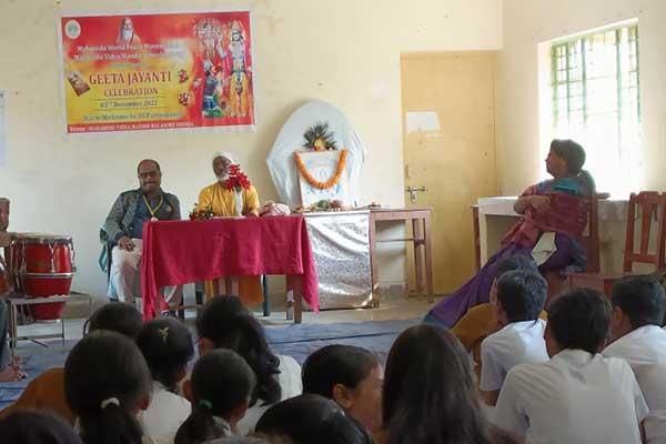 Geeta Jayanti was celebrated with great fervor and enthusiasm in Maharishi Vidya Mandir, Balasore on 3rd December 2022.	
